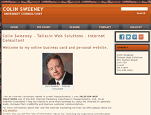 Tablet Screenshot of colinsweeney.com